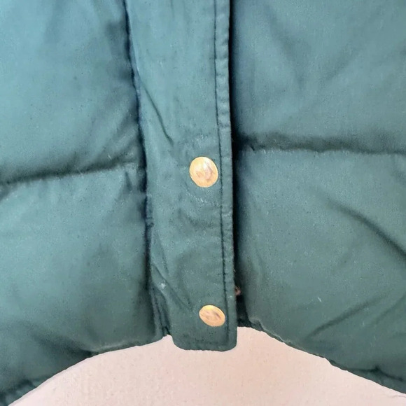 Vtg Juicy Couture P Parka Puffer Coat Knee Length Long Sleeve Insulated Green - Picture 4 of 9